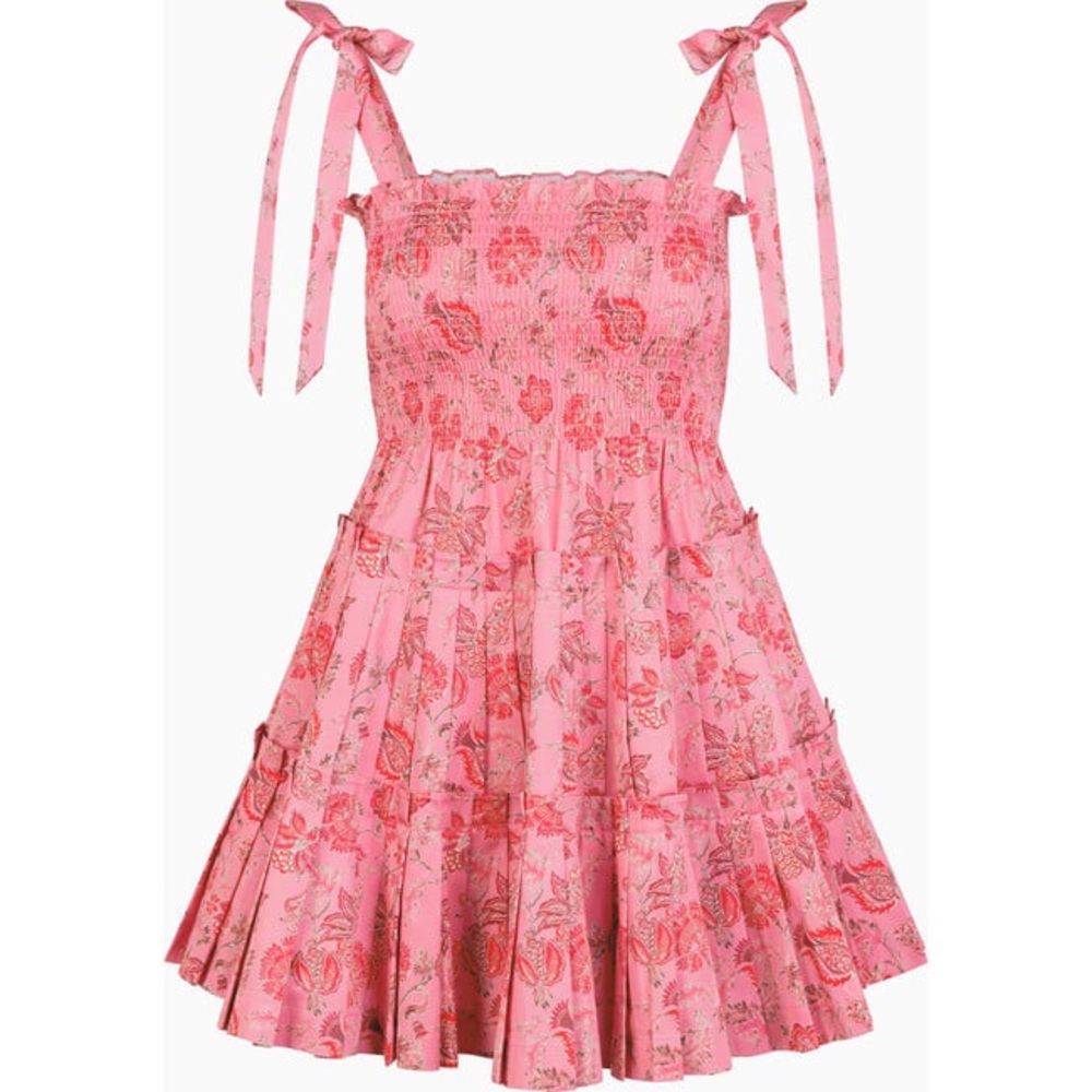 Hill House Home Ribbon Charlotte Nap Dress Dress Pink - Picture 2 of 4